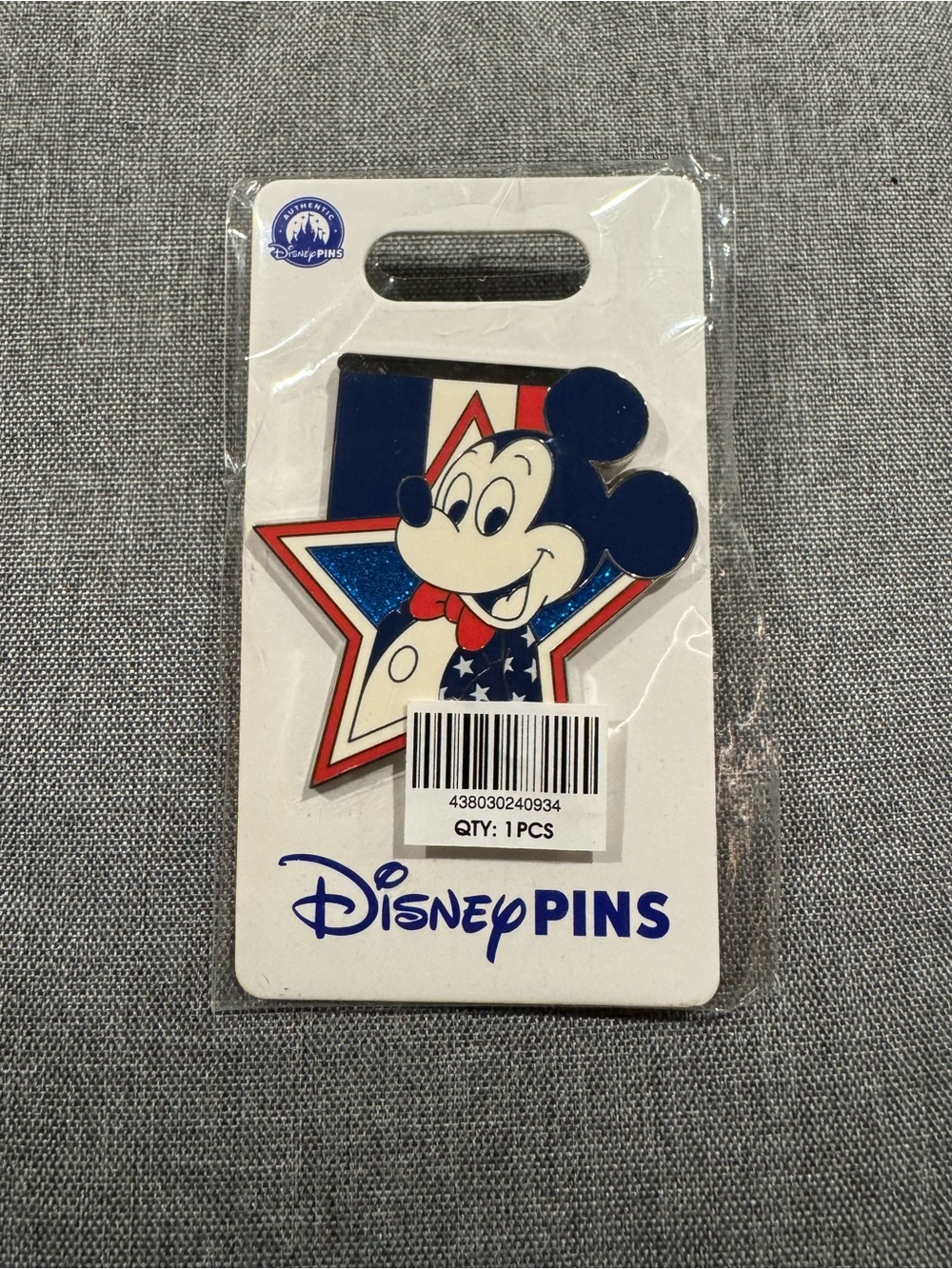 Disney Parks Mickey Mouse Enamel Pin